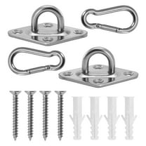 2 Pack Heavy Duty Hammock Hanging Kit - Swing Hooks, Ceiling Hooks for Wall/Ceiling Mount, Indoor & Outdoor, 5mm