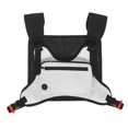 thumbnail image 1 of Bolsa De Pecho Para Exteriores Para Hombres, Bolsa De Pecho Resistente Con Orificio Para Auriculares, Paquete De Herramientas Multifunción Para Deport Blanco Soledad Paquete de cofre para correr al aire libre, 1 of 7