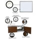 thumbnail image 5 of Gabinete De Baño GOVA Con Espejo Decorativo Minimalista, 5 of 6
