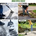 thumbnail image 2 of Multifunctional Garden Cleaning Shovel, 54 inch Stainless Steel Handle, Manual Weeder Heavy Duty Metal Floor Scraper for Lawn Digging, Weeding, Scraping, Ice Remove, Edging, 2 of 8