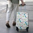 thumbnail image 3 of Colorful Cartoon Dinosaurs Balloons Pattern Luggage Cover Fashion Suitcase Cover Baggage Covers Fit 25-28 Inch Luggage (Go Travel), 3 of 5