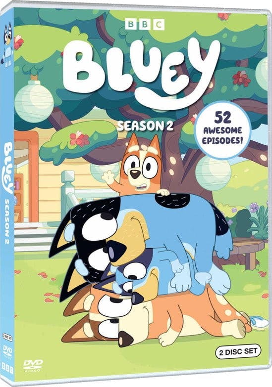 新品 Bluey ブルーイ シーズン1-3 英語版 154話 6枚組DVDセット 新品 ブルーレイ Bluey ブルーイ シーズン1-3 英語版 154話 6枚組