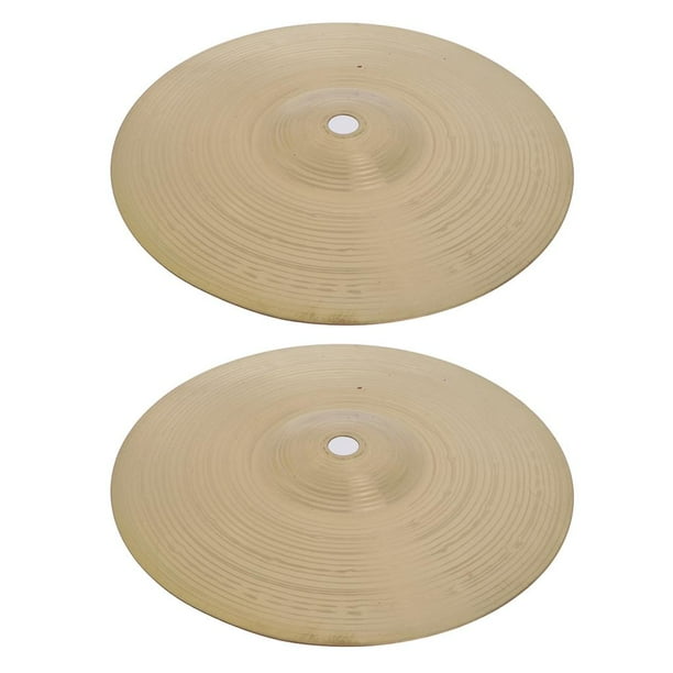 de Tambores de Aleación de 2 Piezas Platillos de Sombrero para Instrumento de Percusión de 8 '' Hugo Platillo Crash de latón