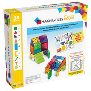 Magna-Tiles 28-Piece House Set – The Original, Award-Winning Magnetic Building Tiles – Creativity and Educational – STEM Approved