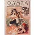 thumbnail image 2 of Manuel Orazi 11x14 Gold Ornate Wood Frame and Double Matted Museum Art Print Titled - Olympia, Christmas Dream, Pantomime in 3 Paintings with Liane De Pougy and Rose Demay (1896), 2 of 4