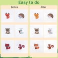 thumbnail image 3 of Kit de punto de cruz Caydo Woodland Animal para niños con instruc, 3 of 8