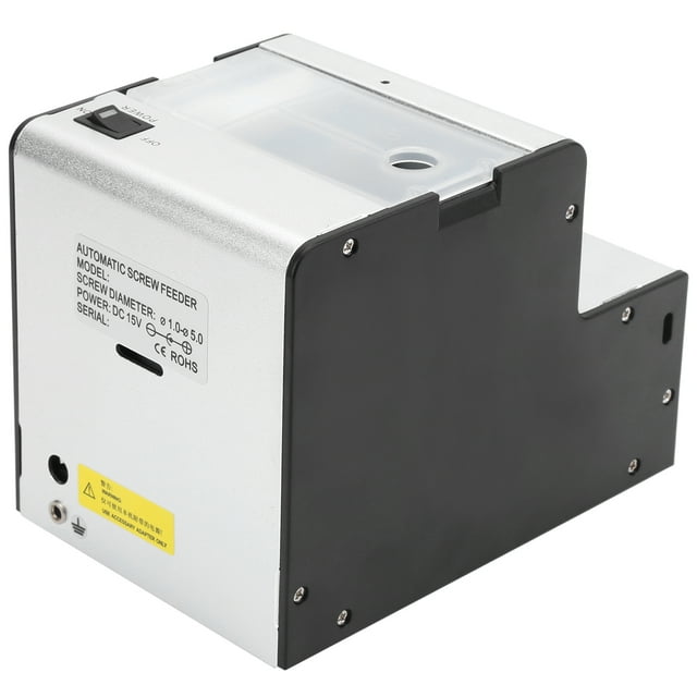 Wchiuoe Distributeur Automatique de Vis, Machine d'Alimentation de Vis Facile à Utiliser AC100-240V Bonne Résistance Capacité de Vis 200cc pour Vis de Moins de 20mm