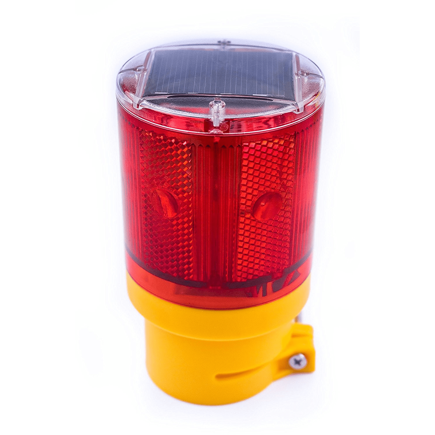 Warning Security Light Yellow/Red LED Solar Power Strobe Flashing Flicker Beacon Warning Security Light Yellow/Red LED Solar Power Strobe Flashing Flicker Beacon