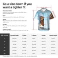 thumbnail image 6 of Lsque Funny Cat Taking a Bath pattern Hawaiian Shirt for Men, Unisex Summer Beach Casual Short Sleeve Button Down Shirts-3X-Large, 6 of 9