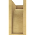 thumbnail image 4 of 6"W x 12"D x 12"H Classic Stockport Rough Cedar Woodgrain TimberThane Corbel, Primed Tan, 4 of 6