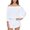 White, variant on Juniors' West Coast Off-The-Shoulder Romper Cover-Up White S