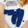 thumbnail image 2 of Gibobby Toddler Boy Clothes 2Pcs Outfit Set Boy Outfit Kids Pullover Sweatshirt Pants Fall Winter Clothes for 2T 3T 4T 5T 6T 7T Boys(18-24 Months,Blue), 2 of 9