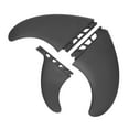 thumbnail image 4 of 3PCS Surf Fin Set Flexible Stable Lightweight Durable PVC Surfboard Fin for Inflatable Surfboards Longboard, 4 of 14