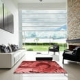 thumbnail image 6 of Ahgly Company Indoor Rectangle Patterned Bean Red Area Rugs, 2' x 3', 6 of 6
