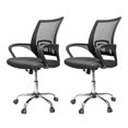 thumbnail image 4 of Pack de 2 sillas operativas color Negro base metalica giratoria reclinable TOPLIVING Base metalica giratoria con ruedas engomadas silenciosas., 4 of 5