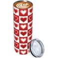 thumbnail image 6 of Red Love Heart Stainless Steel Insulated Tumbler 20 OZ, Valentine''s Day Coffee Mug Cup with Splash-Proof Lid and Straw for Car Home Office Outdoor Travel, 6 of 6