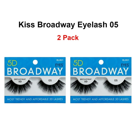 Kiss 5D Broadway Strip Eyelash 05 ( 2 Pack )