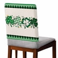 thumbnail image 2 of St. Patrick's Day, Chair Back Covers, Removable Chair Covers for Dining Chairs Set of 6, Washable Chairs Slipcovers Back Seat Protector for Wedding Party 19"x20", 2 of 9