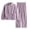 #-Purple, variant on CAZOFW Pajamas for Women,Flannel Zip Up Long Sleeve Top Pants Set Warm Fleece Sleepwear Sizes L-2X