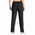 thumbnail image 4 of Women'S Hiking Pants Quick Dry Lightweights Water Elastic Waist Cargo Pants for All Seasons Black M, 4 of 7