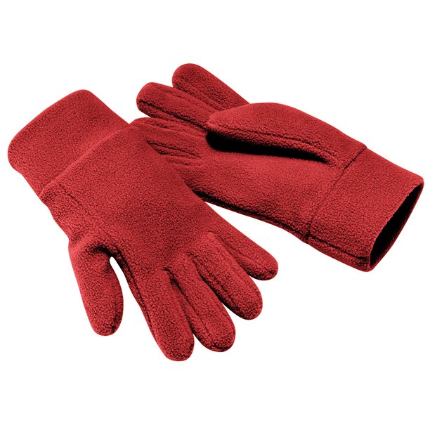 Beechfield - Guantes de invierno de suprefelpa anti-bolas Modelo Alpine Unisex Hombre Mujer (Rojo)