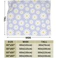 thumbnail image 3 of Kawaii Yellow Daisy Flower Blanket, Soft Lightweight Fluffy Flower Flannel Throw Blanket for Couch Sofa Bed Decor, Daisy Floral Gifts 40"X50" Blanket, 3 of 7