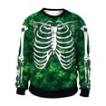 thumbnail image 1 of Sudadera de gran tamaño para hombre, chándal del Día de San Patricio, Año Nuevo Chino, ropa de calle Vintage, Y2K, 1 of 4
