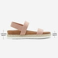 thumbnail image 3 of DREAM PAIRS Women’s Elastic Ankle Strap Open Toe Espadrille Platform Sandals ROSAN BLUSH size 5.5, 3 of 4