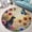 Butterfly, variant on Round Area Rug, Sun Non-Slip Floor Mat, Soft Washable Carpet for Living Room Bedroom Decor 24 Inch