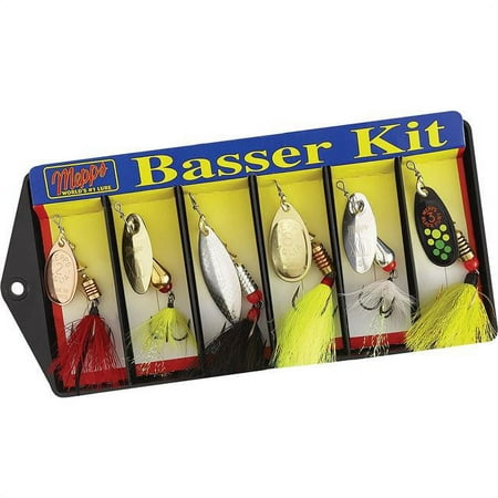 UPC: 0022141990361 | Mepps 5001099 6 Lures Dressed Basser Kit