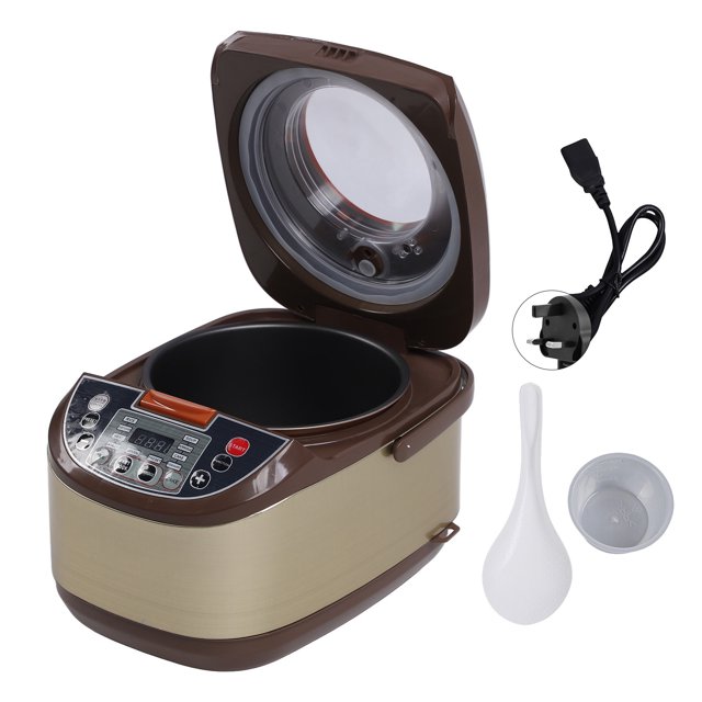 900W Electric Pressure Cooker 5L Multifunctional Large Capacity Rice Cooker Slow Cooker Rice Warmer 220V UK Plug