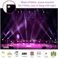 thumbnail image 6 of Stage Purple Spotlight Backdrop Fabric Concert Live Show Drama Music Dance Disco Party Decorations Banner Birthday Prom Festival Events Photography Background, 6 of 6