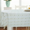 thumbnail image 5 of Oval Tablecloth for Oval Table Waterproof Table Cloths for Dining Room Indoor Outdoor Home Decorative Table Cover-54x72in, 5 of 6