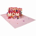 thumbnail image 6 of YAMB 3D Pop Up Mother's Day Card, Thick Paper Stereoscopic Paper Carving Card with "I LOVE YOU MOM", Floral Handmade Greeting Card for Mom, Mother’s Day Thanksgiving Christmas Daily Surprise, 6 of 6