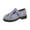 Light Blue, variant on Women's Mary Jane Walking Shoes, Buckle Chunky Platform Loafers, Floral Embroidery Lug Sole Outdoor Campus Daily Work Shoes Blue