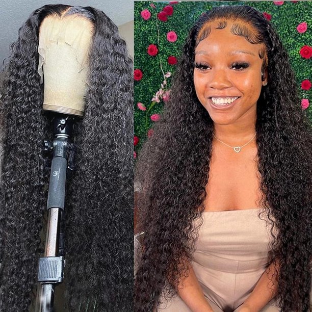 Peluca Frontal de onda profunda de 30 40 pulgadas cabello humano 13x4 peluca con malla Frontal rizada pelucas de agua de encaje HD transparente completo 180 densidad brasileña Deng Xun unisex
