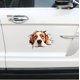 thumbnail image 2 of Pegatinas de pared de perro 3D - Paquete de 2 - Pegatinas decorativas divertidas - Calcomanías de perro bulldog francés negro para, 2 of 4