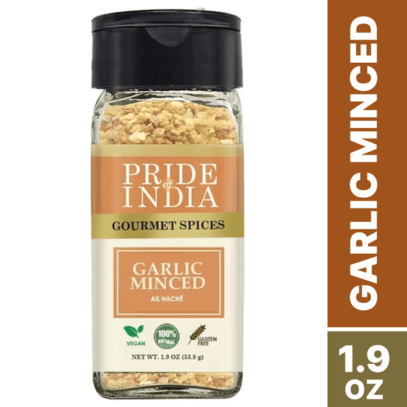 Pride of India Gourmet Minced Garlic, 1.9 oz