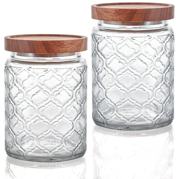Vintage Glass Coffee Jars