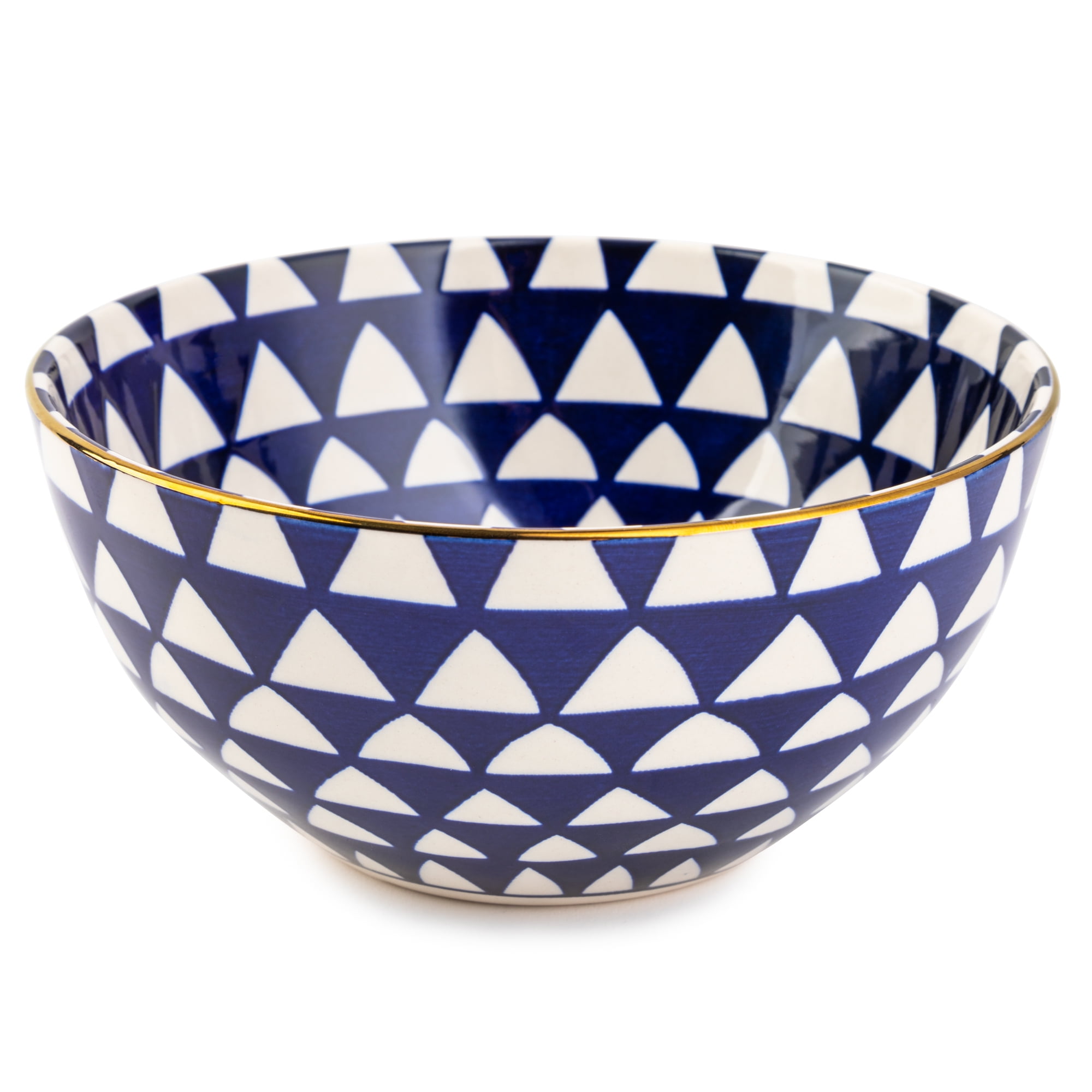 Thyme & Table Blue Medallion 12 Piece Dinnerware Set