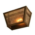 thumbnail image 3 of Meyda 147822 13 in. Triangulator Wall Sconce, Antique Copper & Silver Mica, 3 of 4