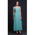 thumbnail image 5 of Bimba Leaves Ladies Long Summer Sleeveless Tye Dye Print Casual Maxi Beach Dress-XX-Large, 5 of 6