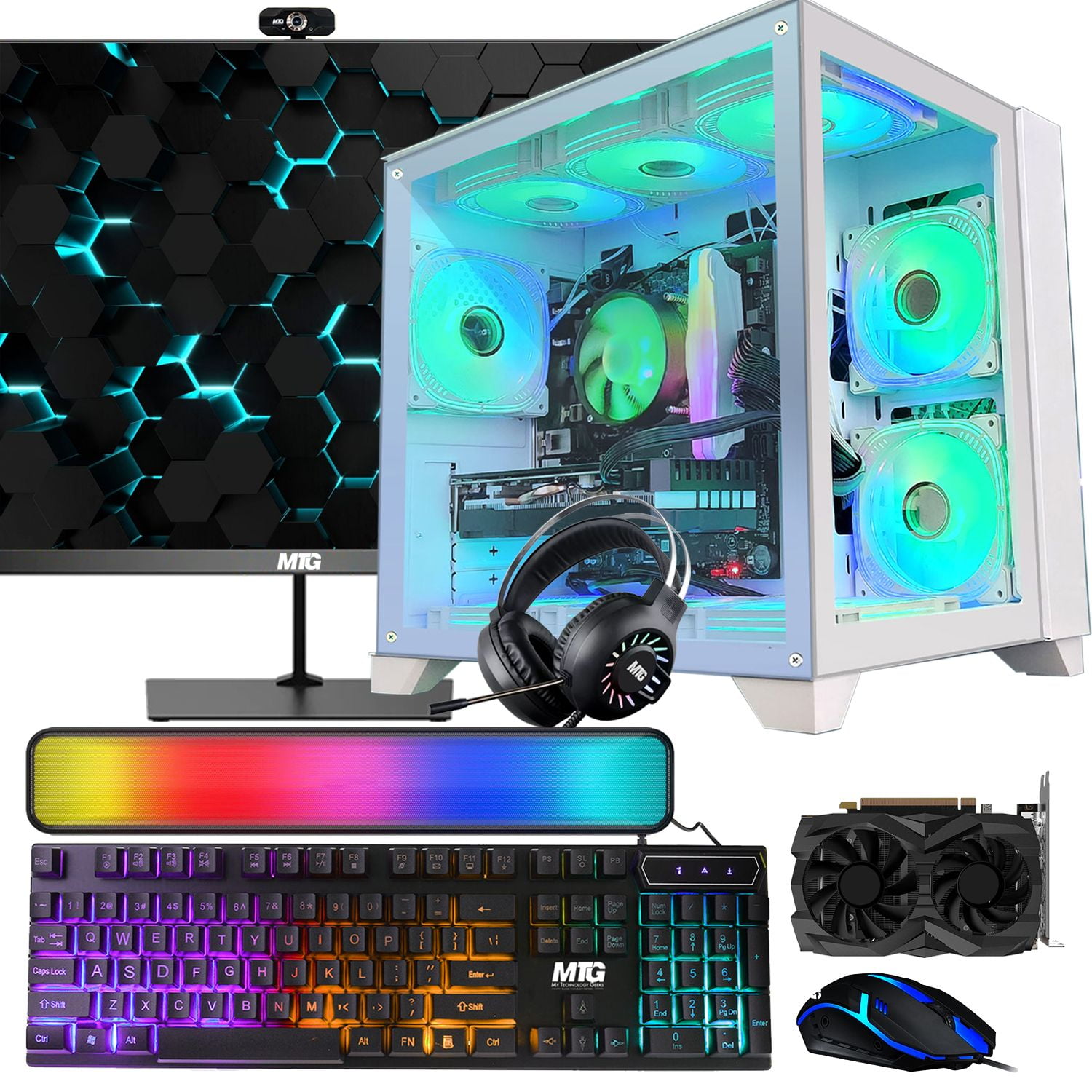 MTG Khuno Gaming Tower PC Intel Core i7 4th Gen, GTX 1660S 6GB 192bits