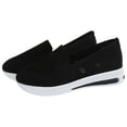 thumbnail image 1 of DQrwqpou Deporte Informales Y Cómodas para Mujer Malla Sólida Ligeras (negro 37), 1 of 8