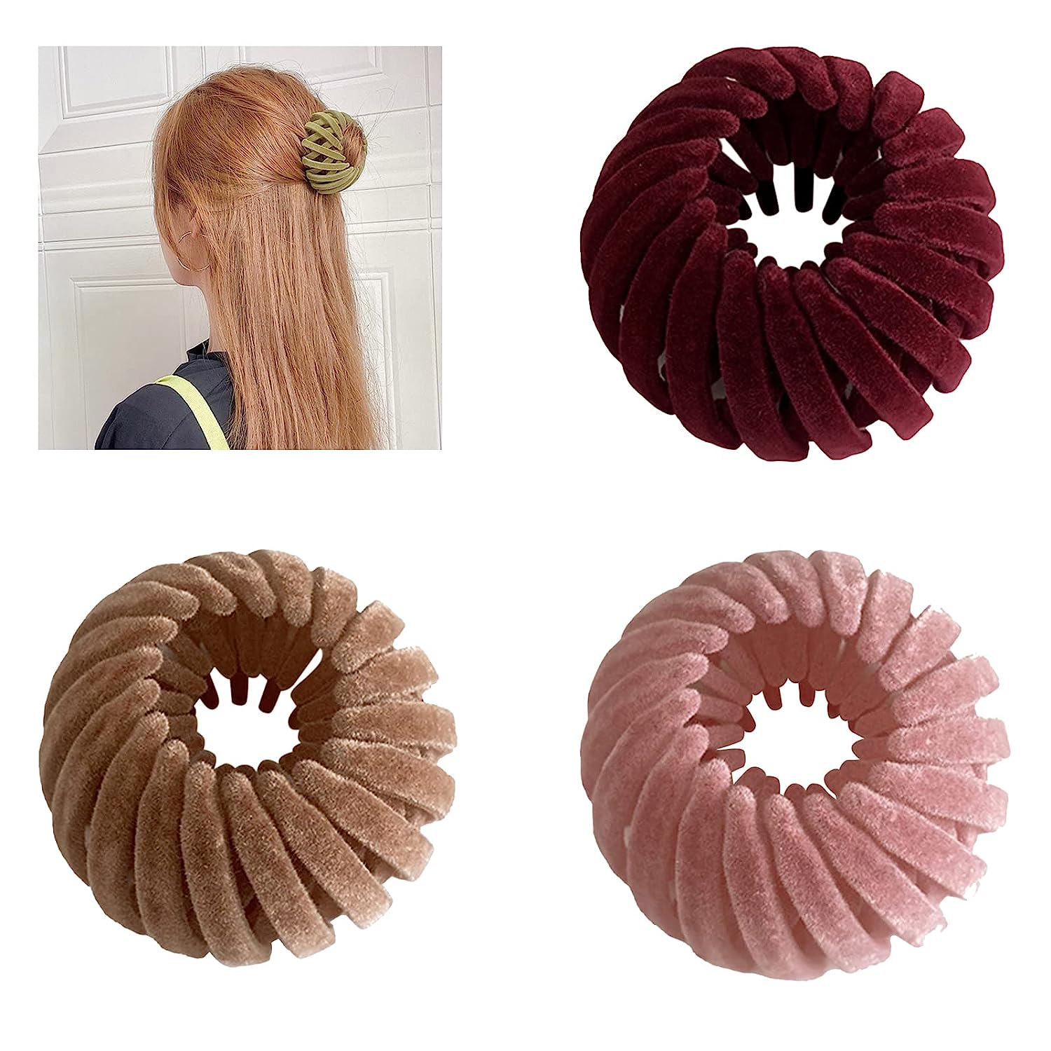 3 PCS Bird Nest Magic Hair Clip for Women, Bird Nest Hair Clips