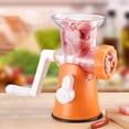 thumbnail image 3 of Powerful Meat Grinder Multifunctional Manual Food Cutter Blender Grinding Tool(Orange), 3 of 9