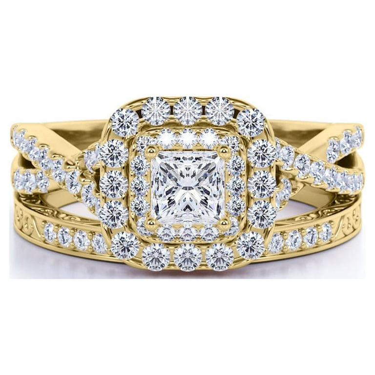 Free Shipping! JeenMata 1.25 ct - Square Moissanite - Double Free Shipping! JeenMata 1.25 ct - Square Moissanite - Double