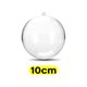 thumbnail image 3 of 12/1 piezas de bolas huecas de plástico transparente para Navidad, bolas rellenables para hacer tú mismo, adornos colgantes para árbol de Navidad, decoración para fiestas en el hogar, regalos, 3 of 5