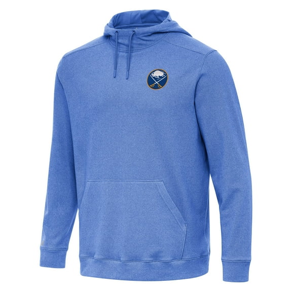 Men's Antigua Heather Royal Buffalo Sabres Cloud Pullover Hoodie