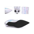 thumbnail image 2 of BLISSFUL STEP Pointed Toe Zipper Kitten Heels Ankle Boots for Women, 2 of 5